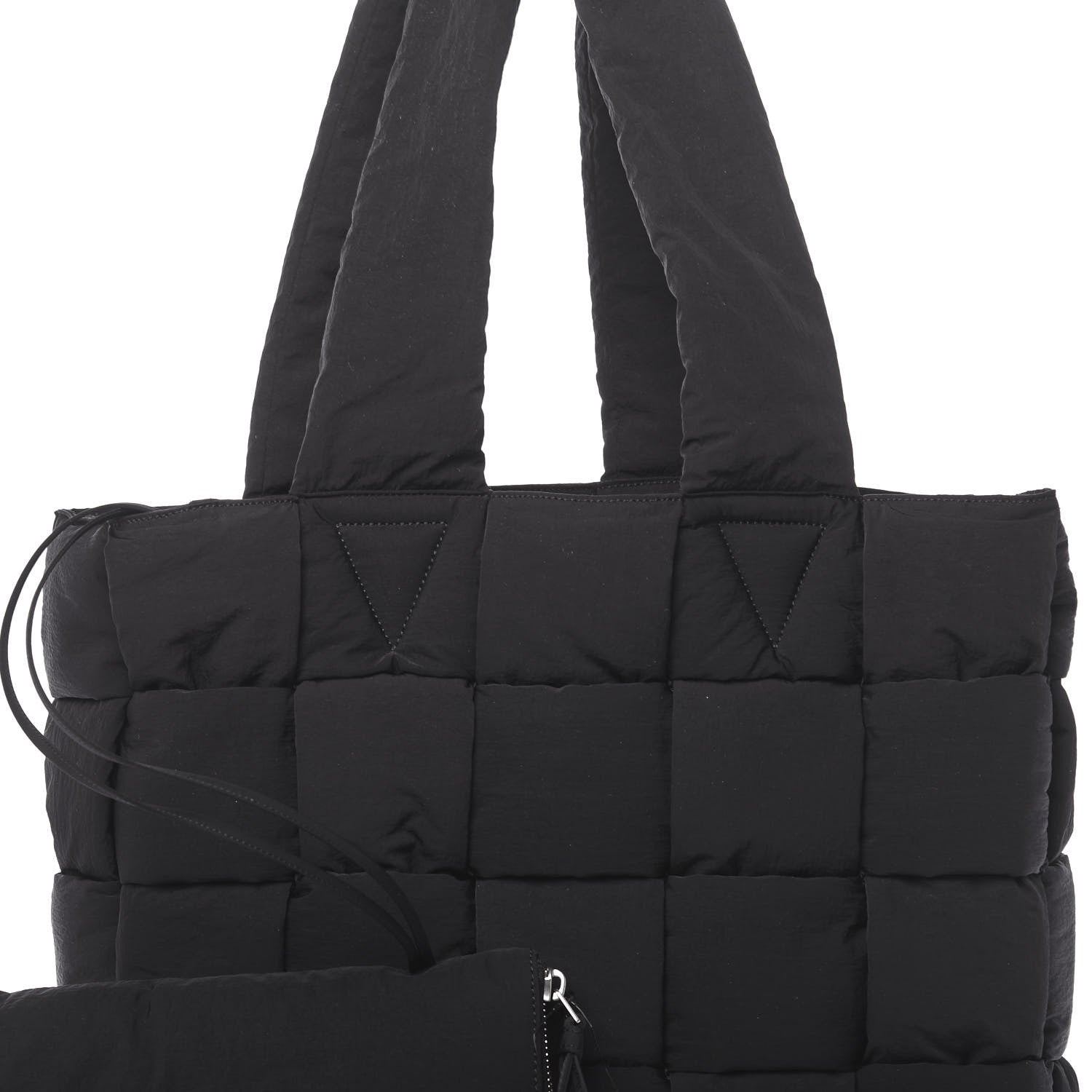 Bottega Veneta Nylon Intrecciato The Padded Tote Black 9 of 9