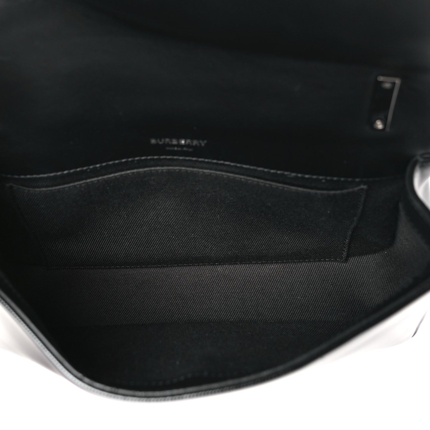 Patent Quilted Horseferry Print Small Lola Bag Black