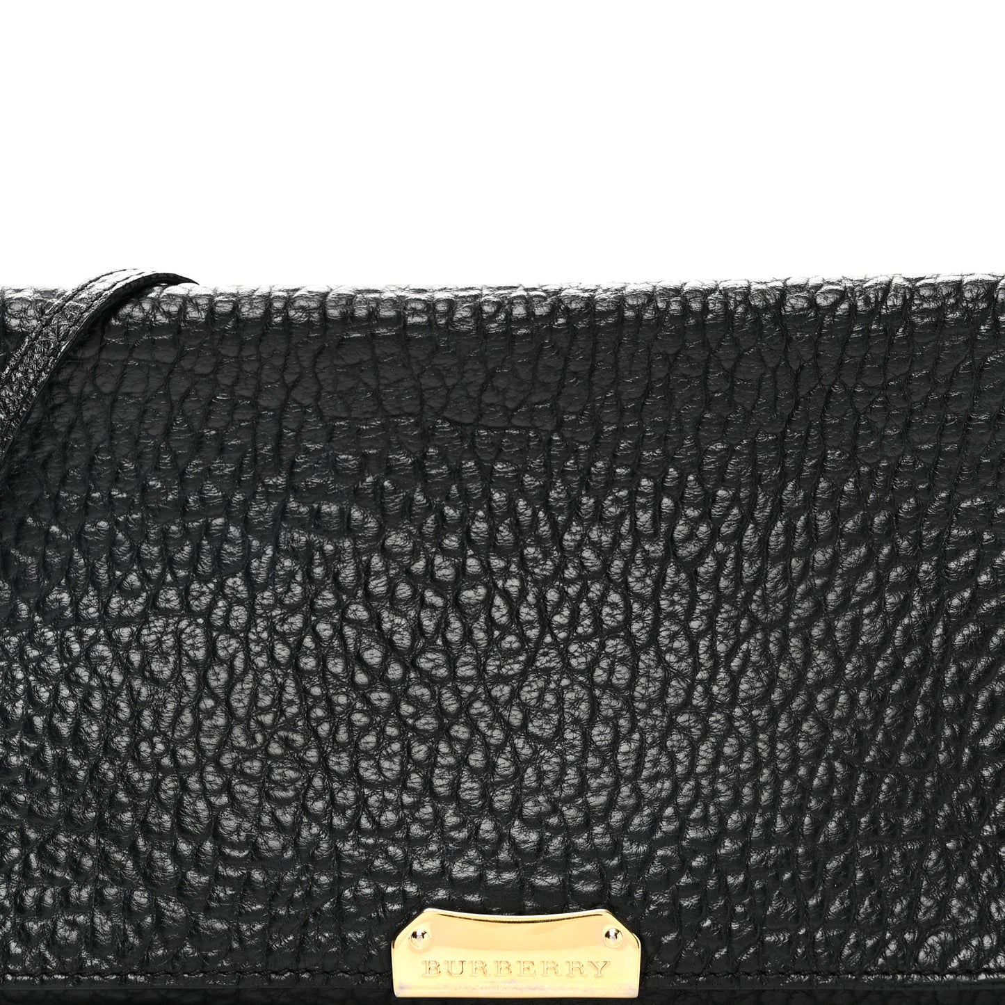 Signature Grain Medium Mildenhall Crossbody Bag Black
