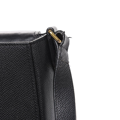 Celine Grained Calfskin Medium Trotteur Black 12 of 17