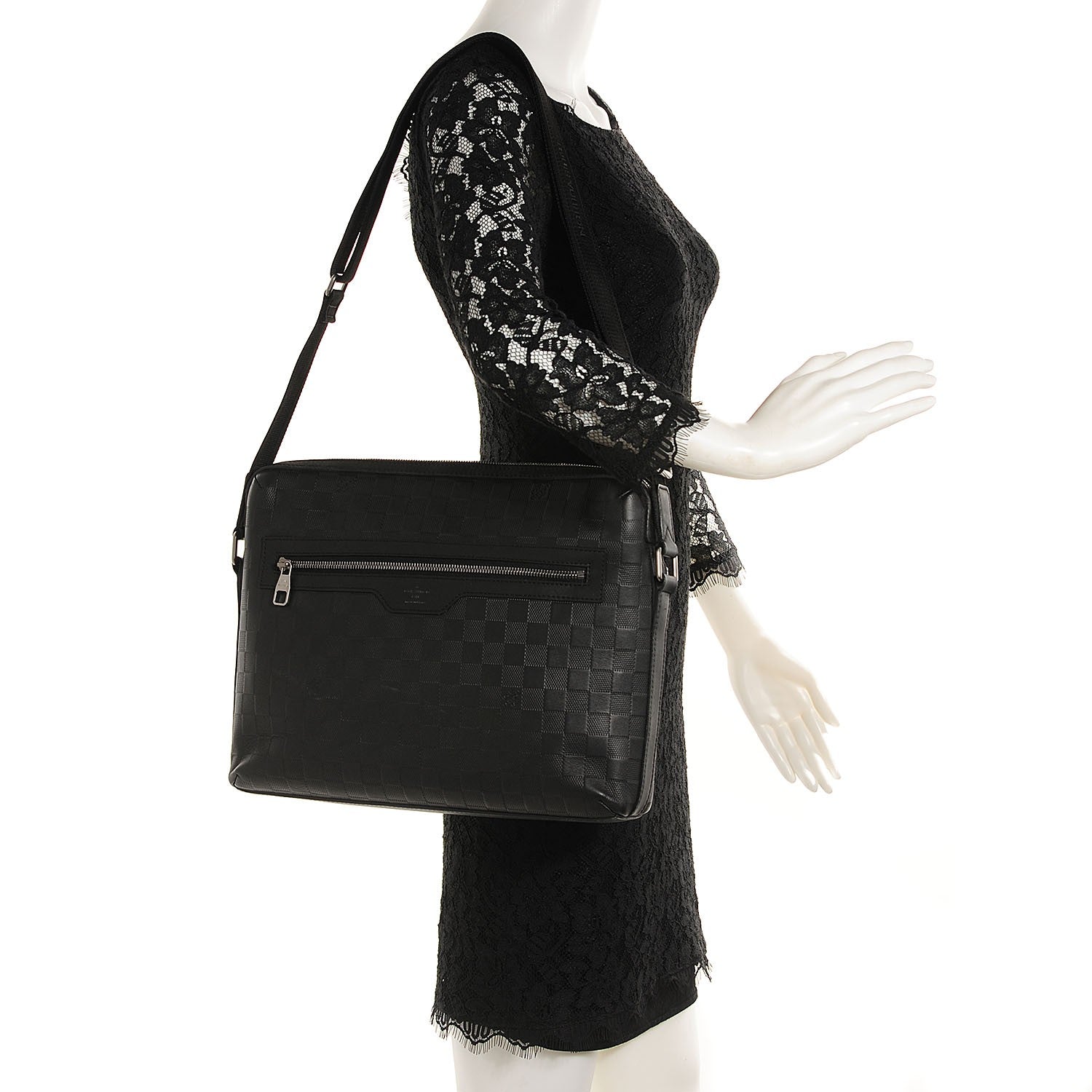 Louis Vuitton Damier Calypso MM Onyx 2 of 16