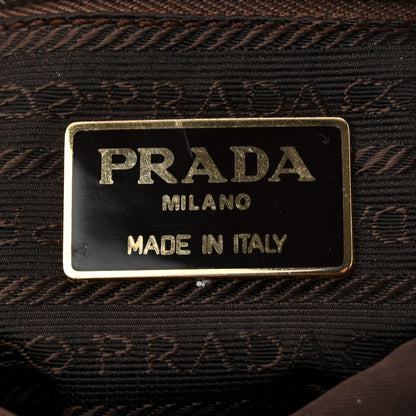 Prada Nylon Tessuto Impuntu Quilted Shoulder Bag Corniola 6 of 10