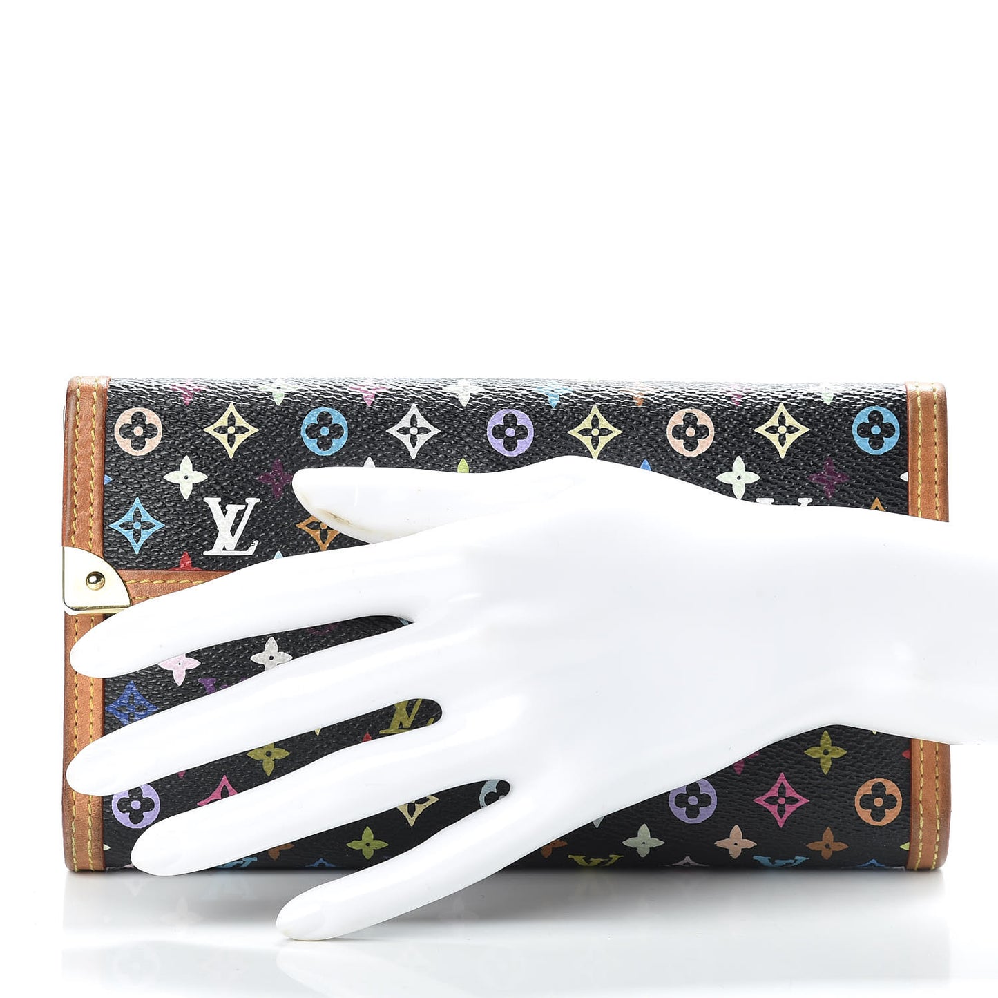 Monogram Multicolor Porte Tresor International Wallet Black