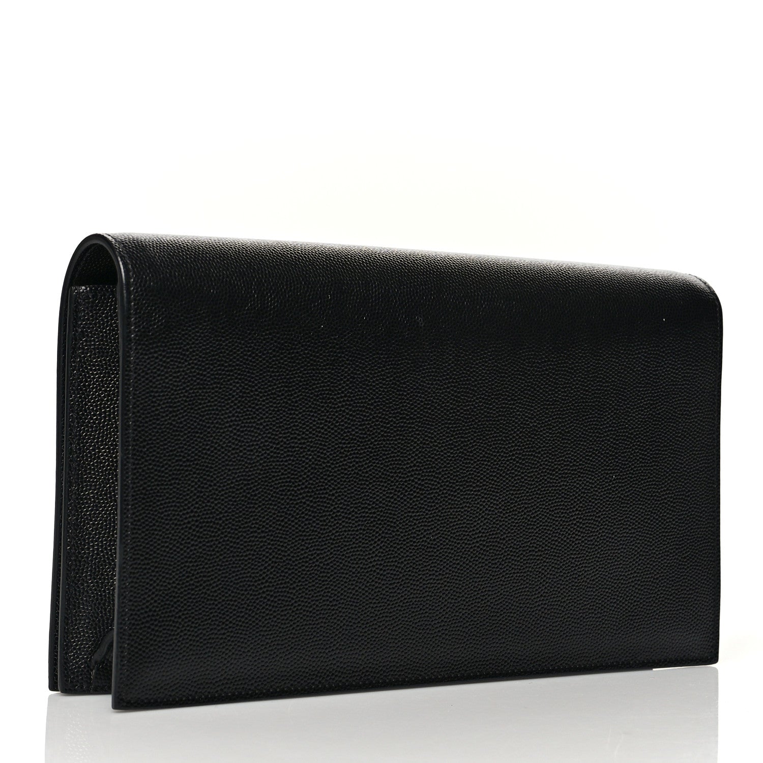 Saint Laurent Grain De Poudre Classic Monogram Kate Clutch Black 3 of 9
