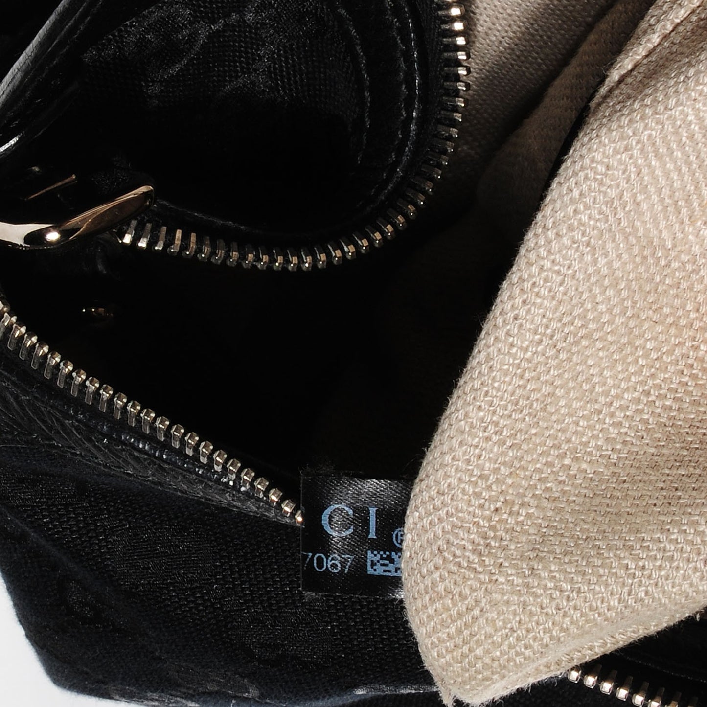 Monogram Icon Bit Large Hobo Black