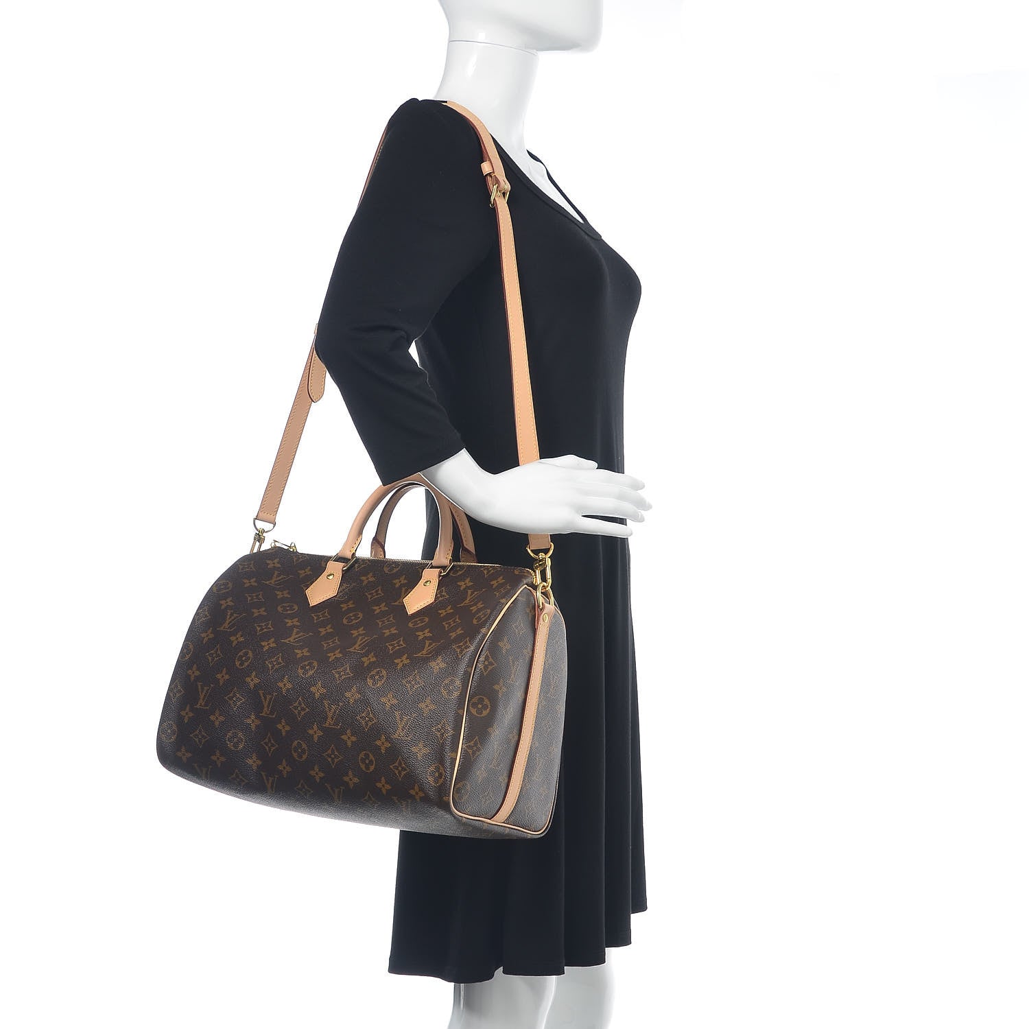 Louis Vuitton Monogram Speedy Bandouliere 35 2 of 11