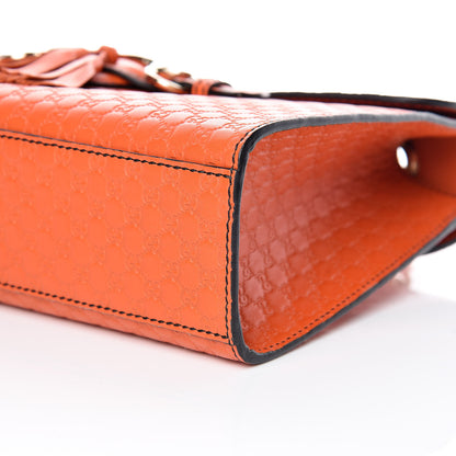 Gucci Microguccissima Medium Emily Chain Shoulder Bag Sun Orange 6 of 10