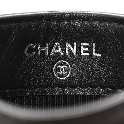 Chanel Aged Calfskin Quilted Gabrielle Card Holder Wallet So Black 6 of 8