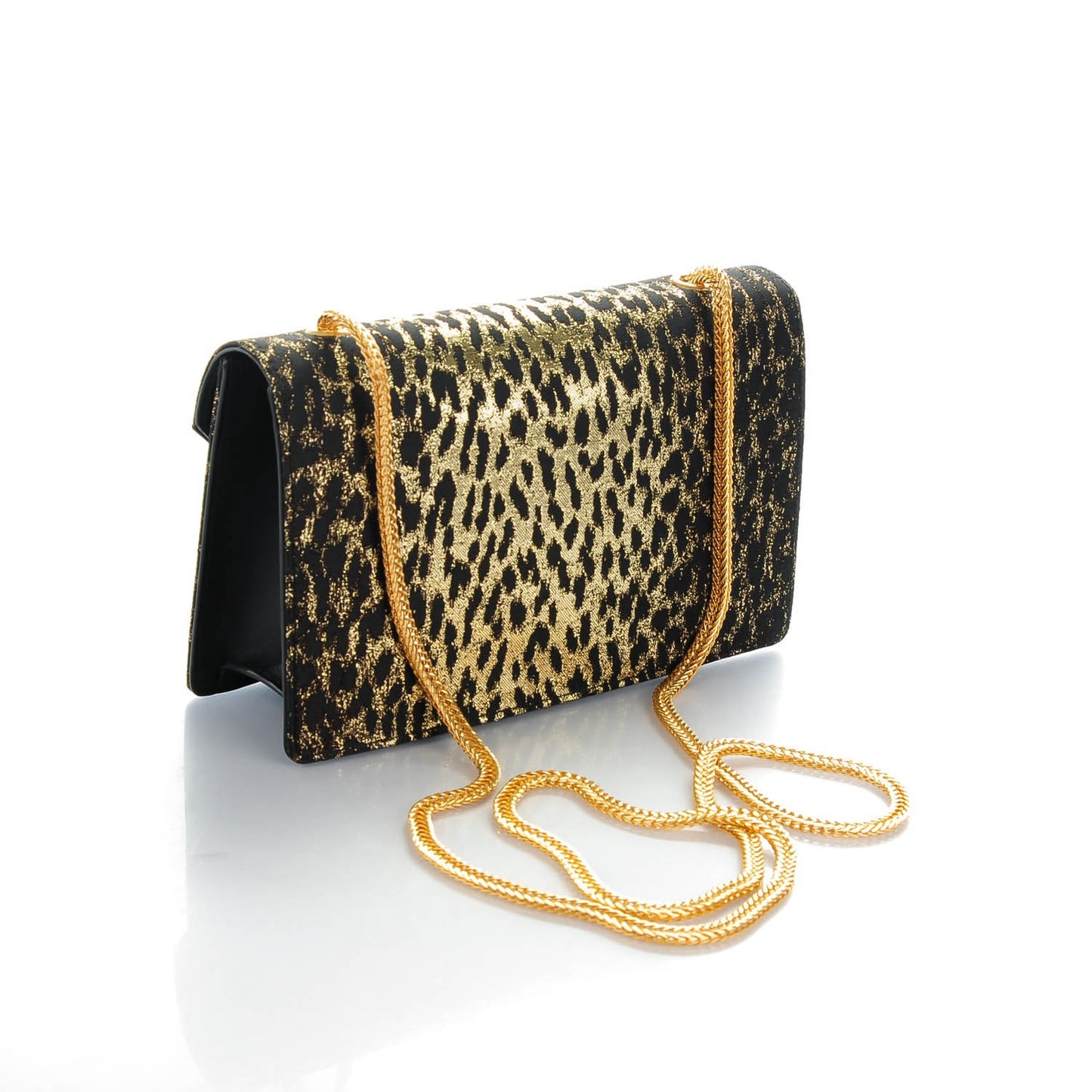 Jacquard Leopard Print Small Betty Gold Black
