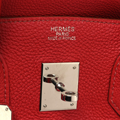 Hermes Togo Birkin 35 Rouge Garance 6 of 12
