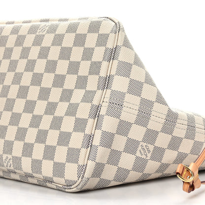 Louis Vuitton Damier Azur Neo Neverfull GM Rose Ballerine 8 of 9