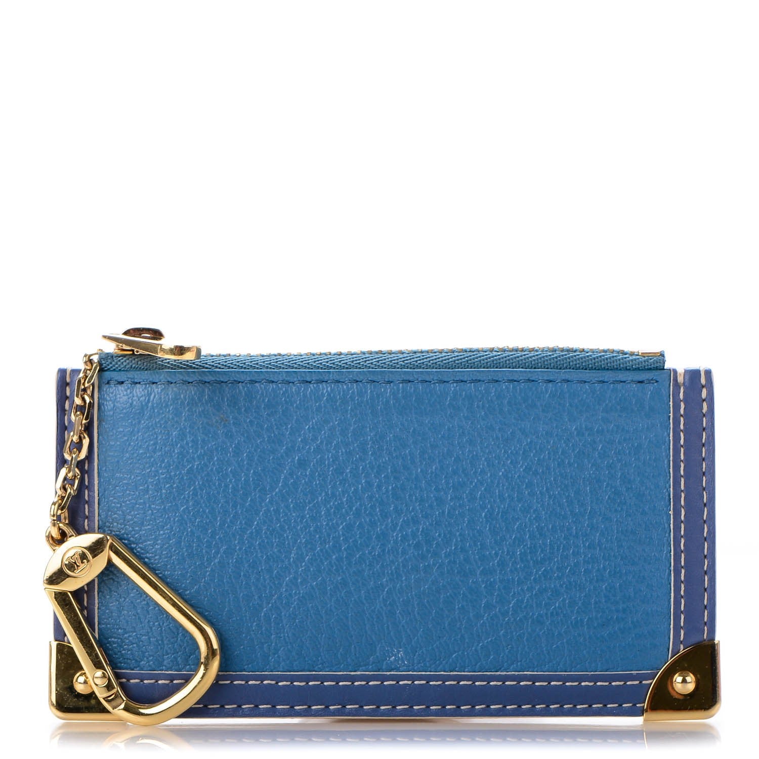Louis Vuitton Suhali Key Pouch Blue 1 of 6