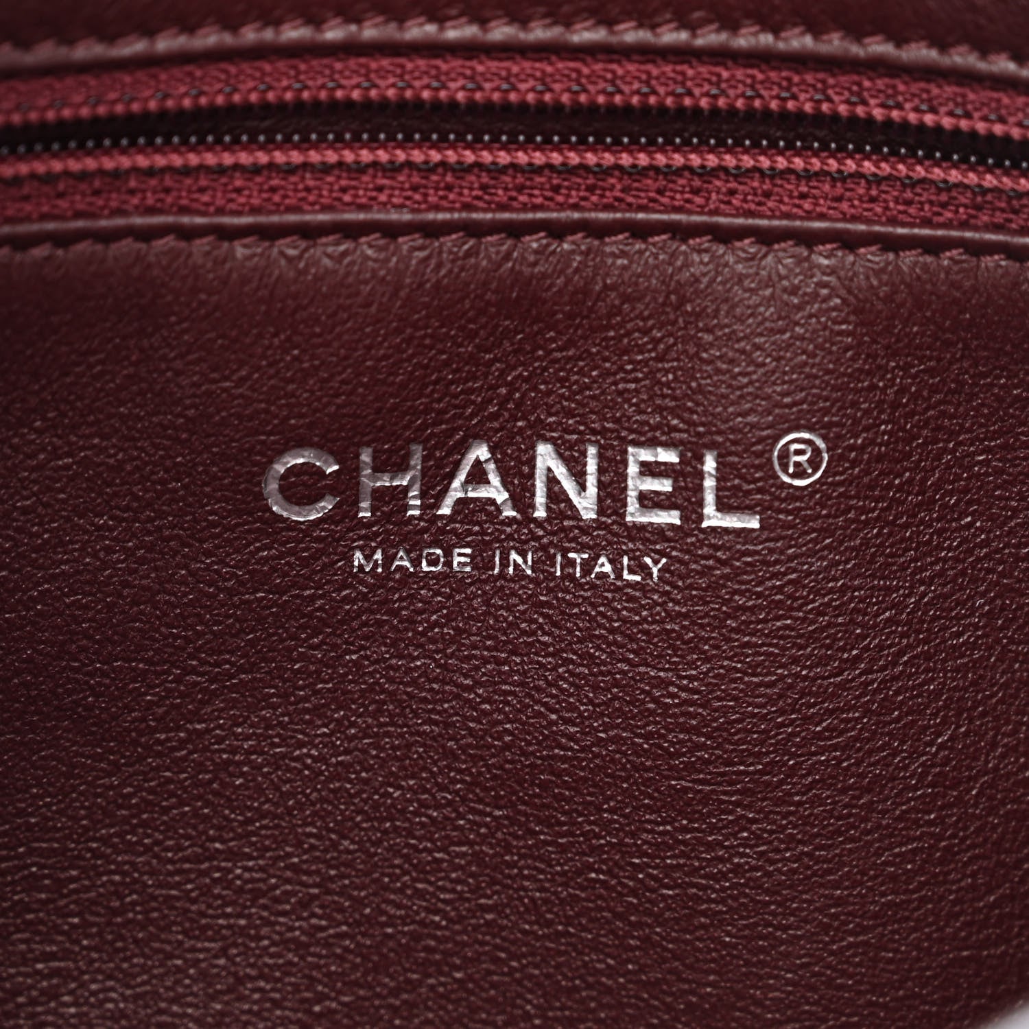 Chanel Metallic Lambskin Quilted Small Diamond CC Camera Case Dark Silver 6 of 11