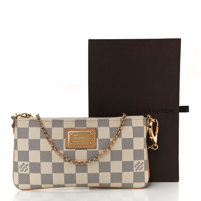 Louis Vuitton Damier Azur Pochette Milla MM 10 of 10