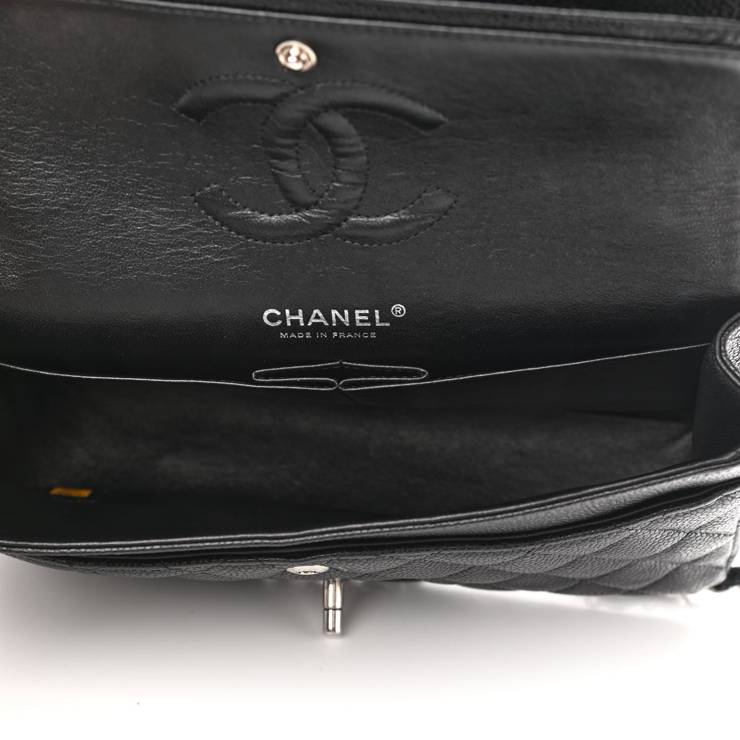 Chanel Caviar Quilted Medium Double Flap Black 5 of 10