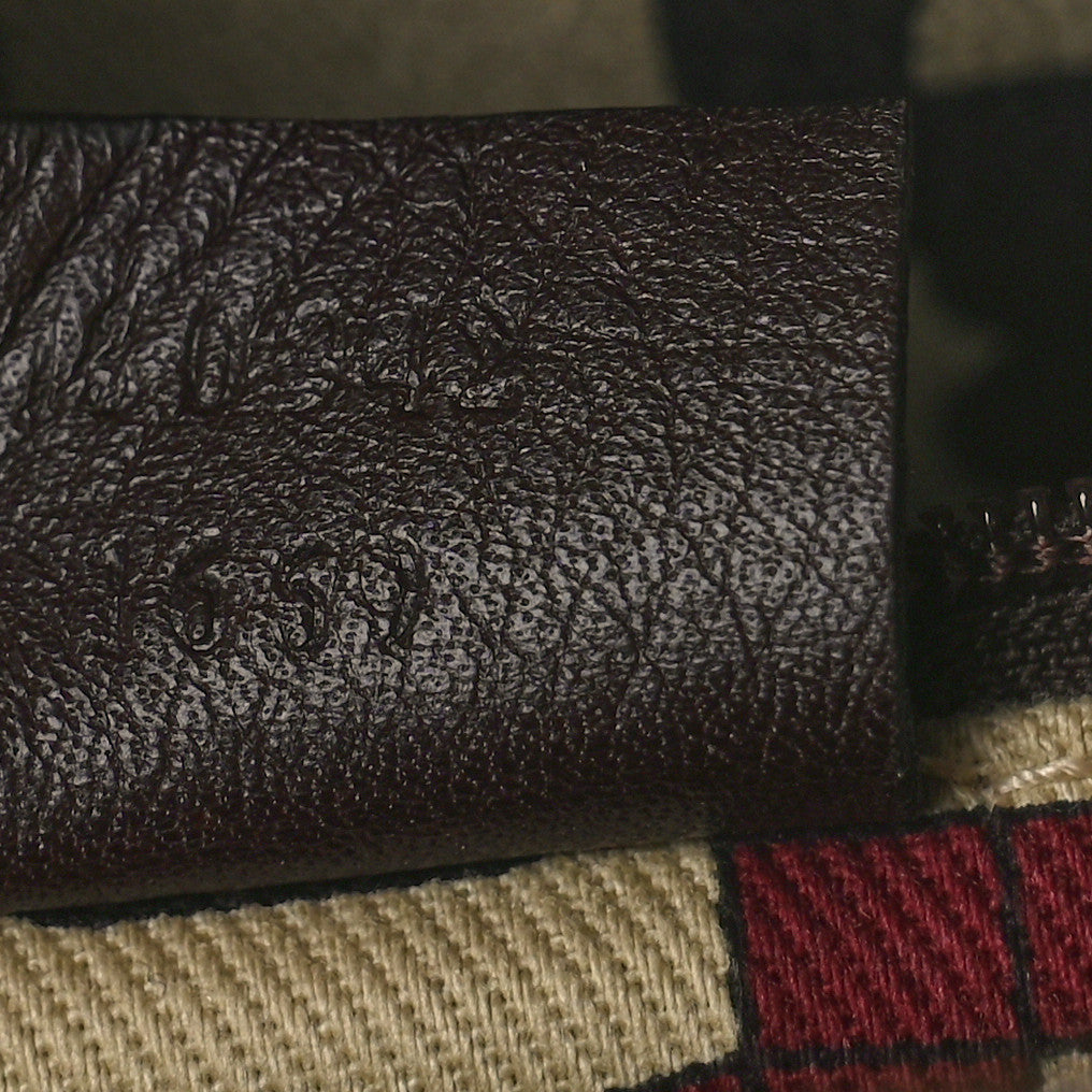 Guccissima Small Abbey Boston Dark Brown