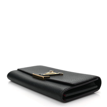 Louis Vuitton Taurillon Capucines Wallet Black 7 of 7