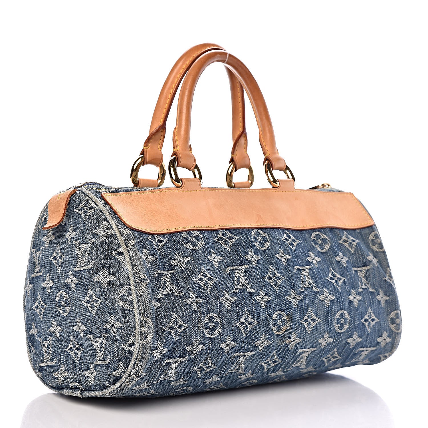 Louis Vuitton Monogram Denim Neo Speedy Blue 3 of 16