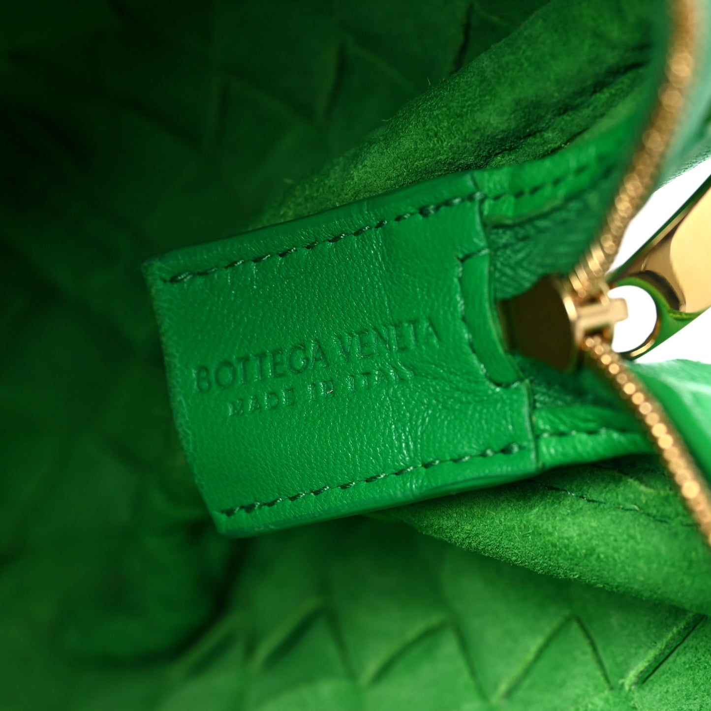 Nappa Intrecciato Small Loop Camera Bag Parakeet