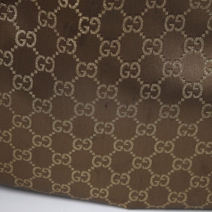 Gucci Satin Monogram Medium Abbey Shoulder Bag Bronze 12 of 14