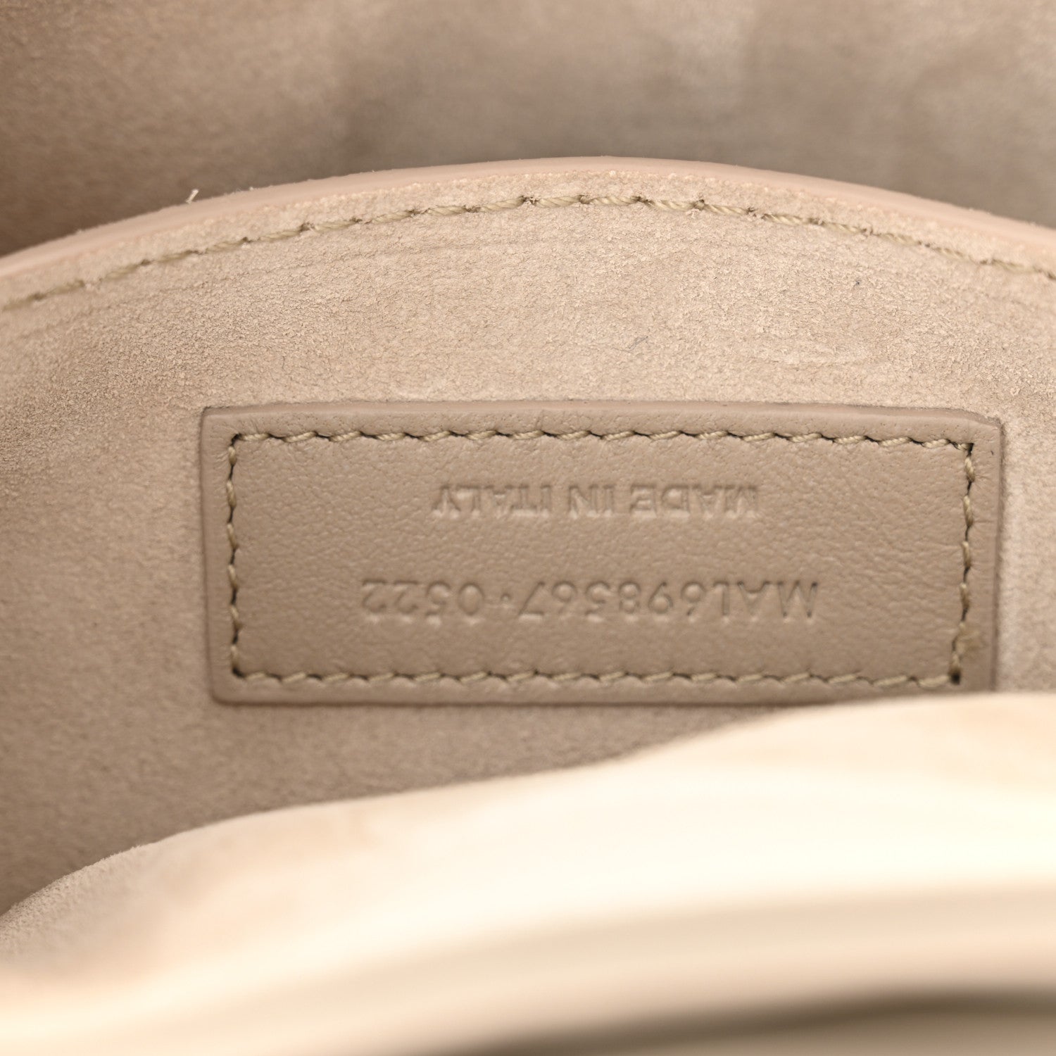 Saint Laurent Lambskin Quilted Le 57 Diamond Shoulder Bag Crema Soft 7 of 10
