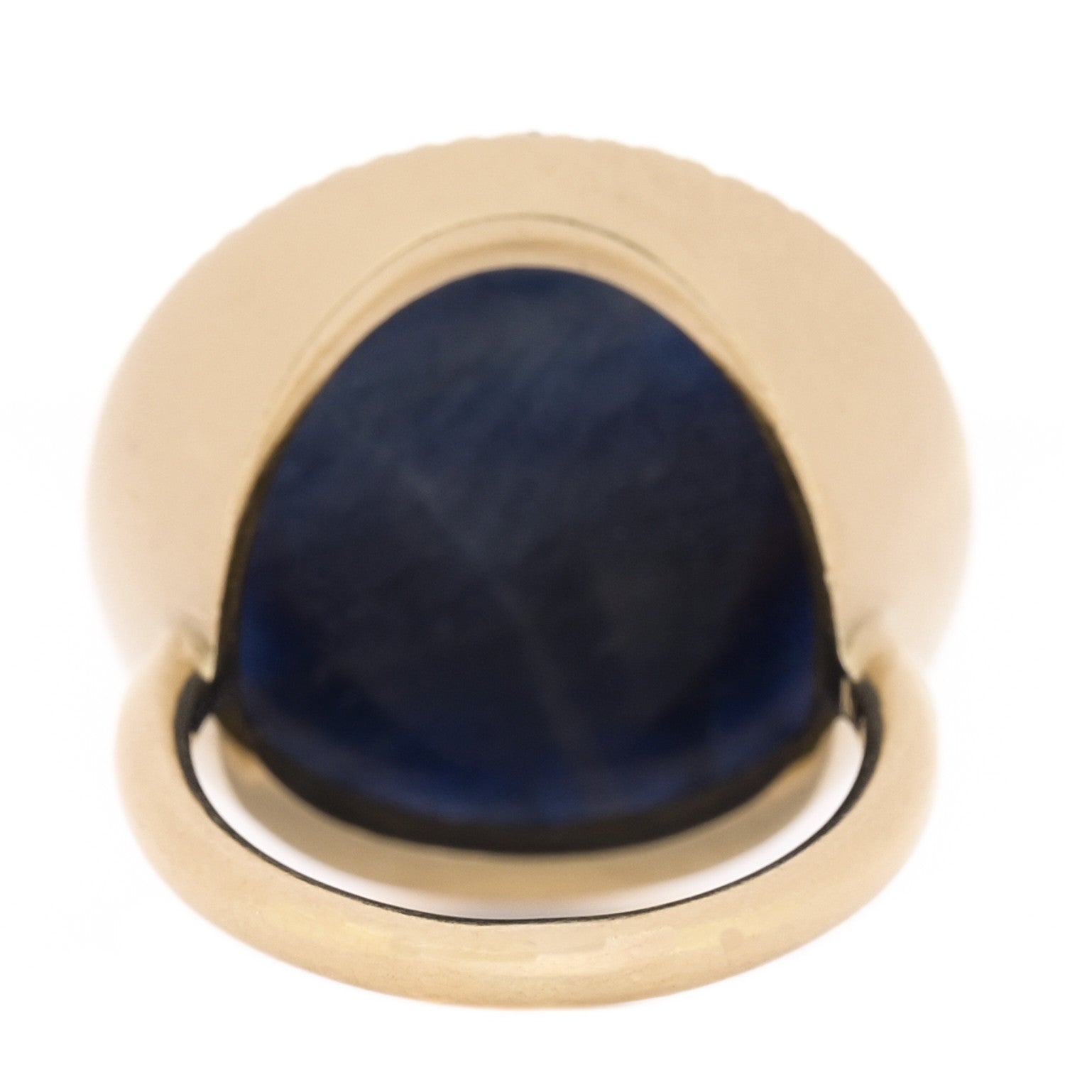 Irene Neuwirth 18K Yellow Gold Diamond Sapphire Ring 53 6.25 4 of 5