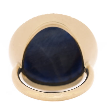 Irene Neuwirth 18K Yellow Gold Diamond Sapphire Ring 53 6.25 4 of 5
