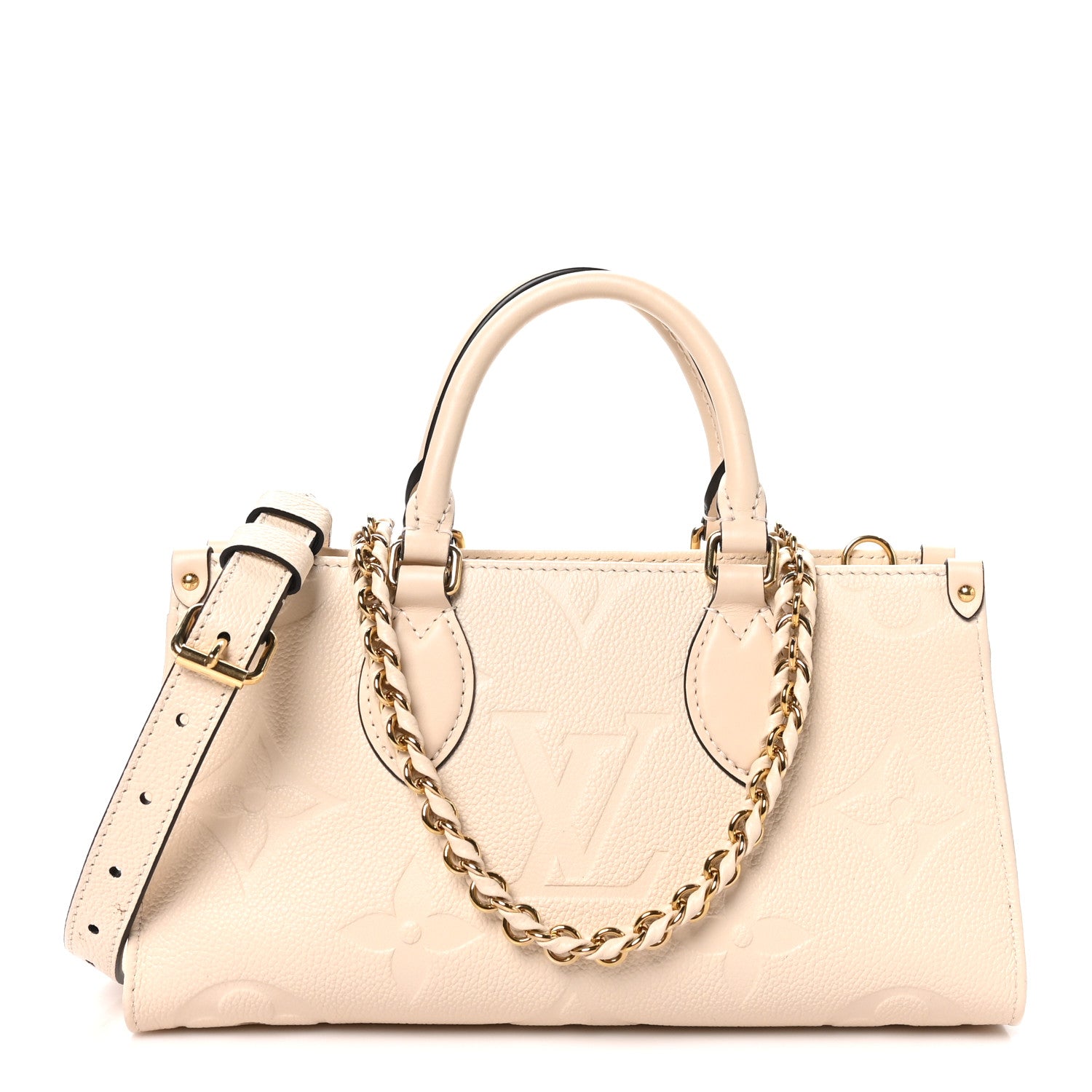 Louis Vuitton Empreinte Monogram Giant OnTheGo East West Creme 1 of 9