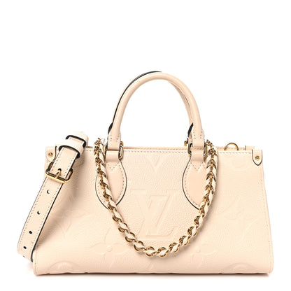 Louis Vuitton Empreinte Monogram Giant OnTheGo East West Creme 1 of 9