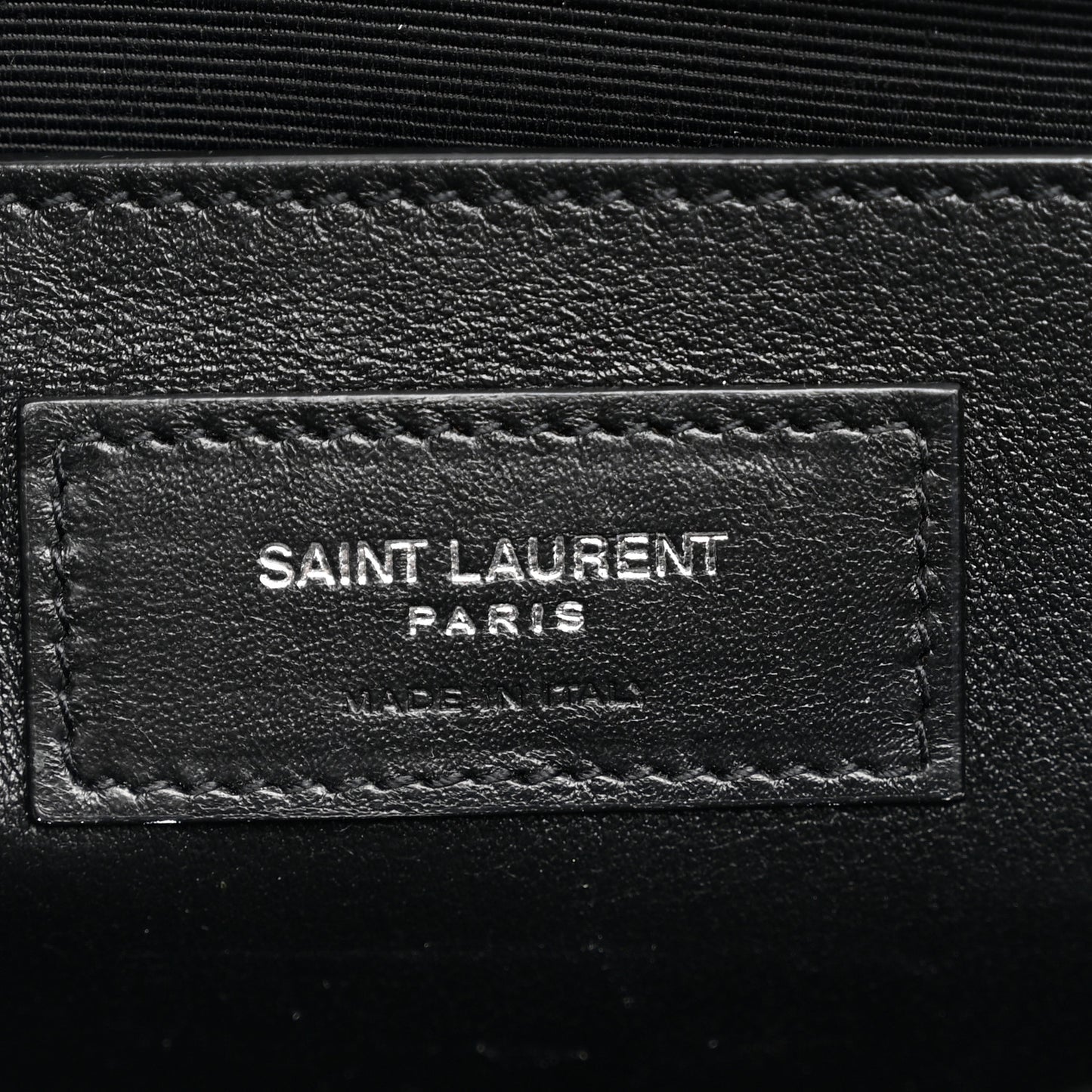 Grain De Poudre Medium Classic Monogram Kate Satchel Black