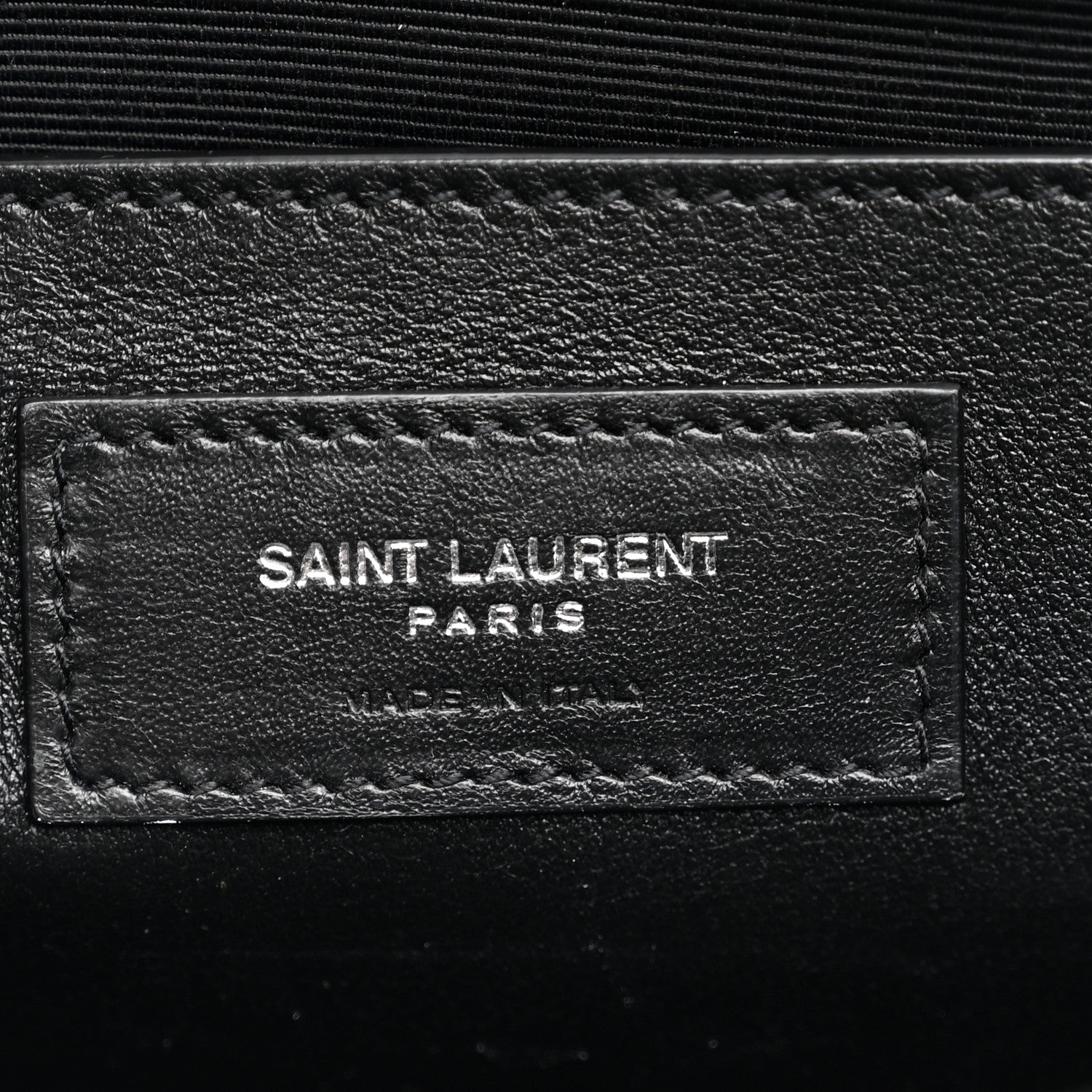 Saint Laurent Grain De Poudre Medium Classic Monogram Kate Satchel Black 5 of 10