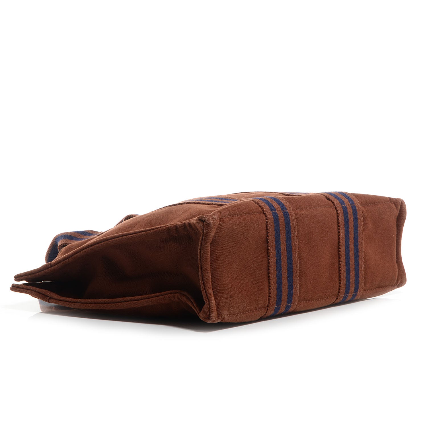 Hermes Cotton Canvas Fourre Tout PM Tote Brown 4 of 10