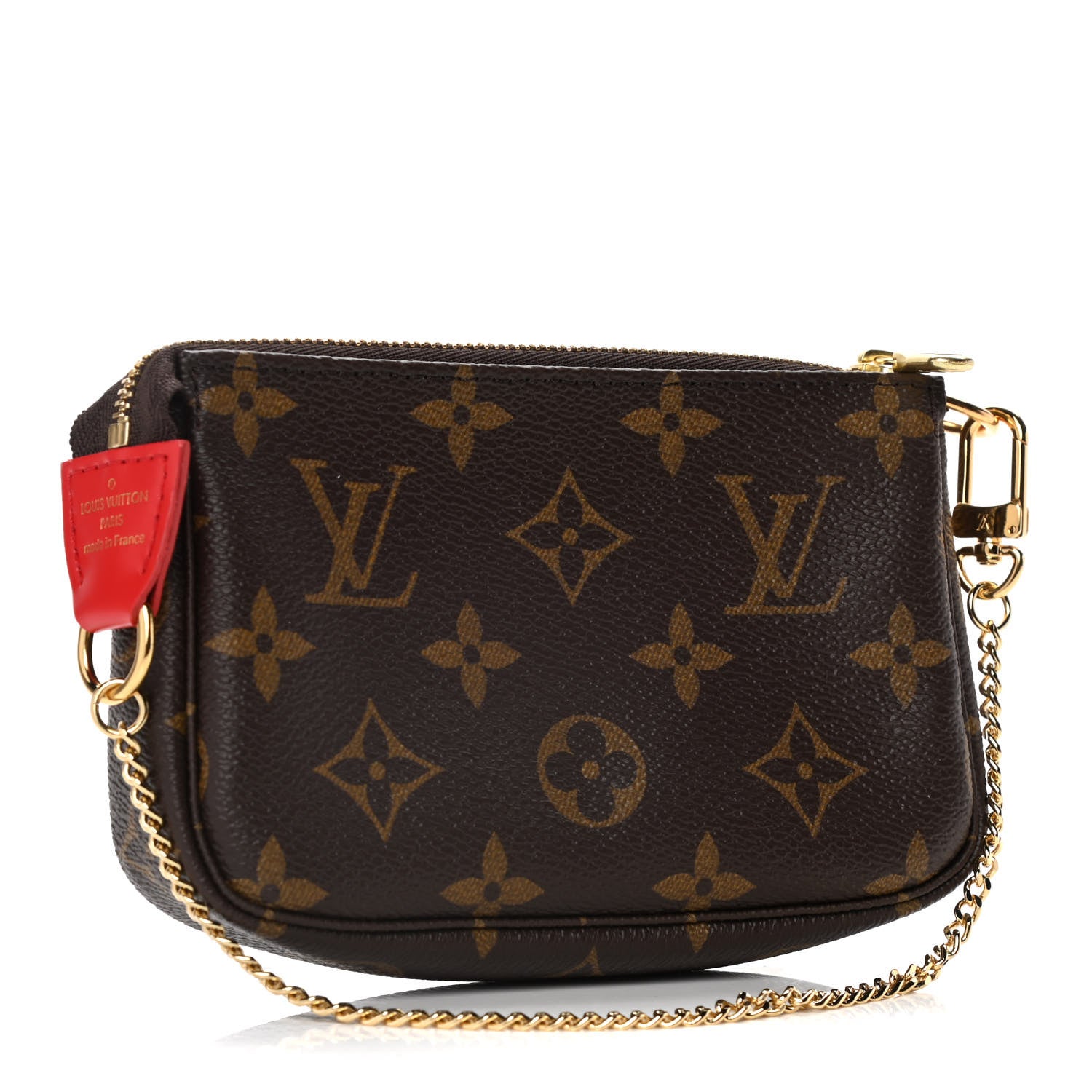 Louis Vuitton Monogram 2020 Christmas Animation Bumper Cars Mini Pochette Accessories Coquelicot 3 of 10