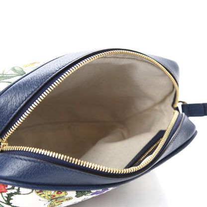 Gucci Canvas Flora Floral Shoulder Bag White Blue Agata Mulitcolor 5 of 10