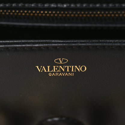 Valentino Garavani Calfskin Small Vlogo Chain Shoulder Bag Black 6 of 8