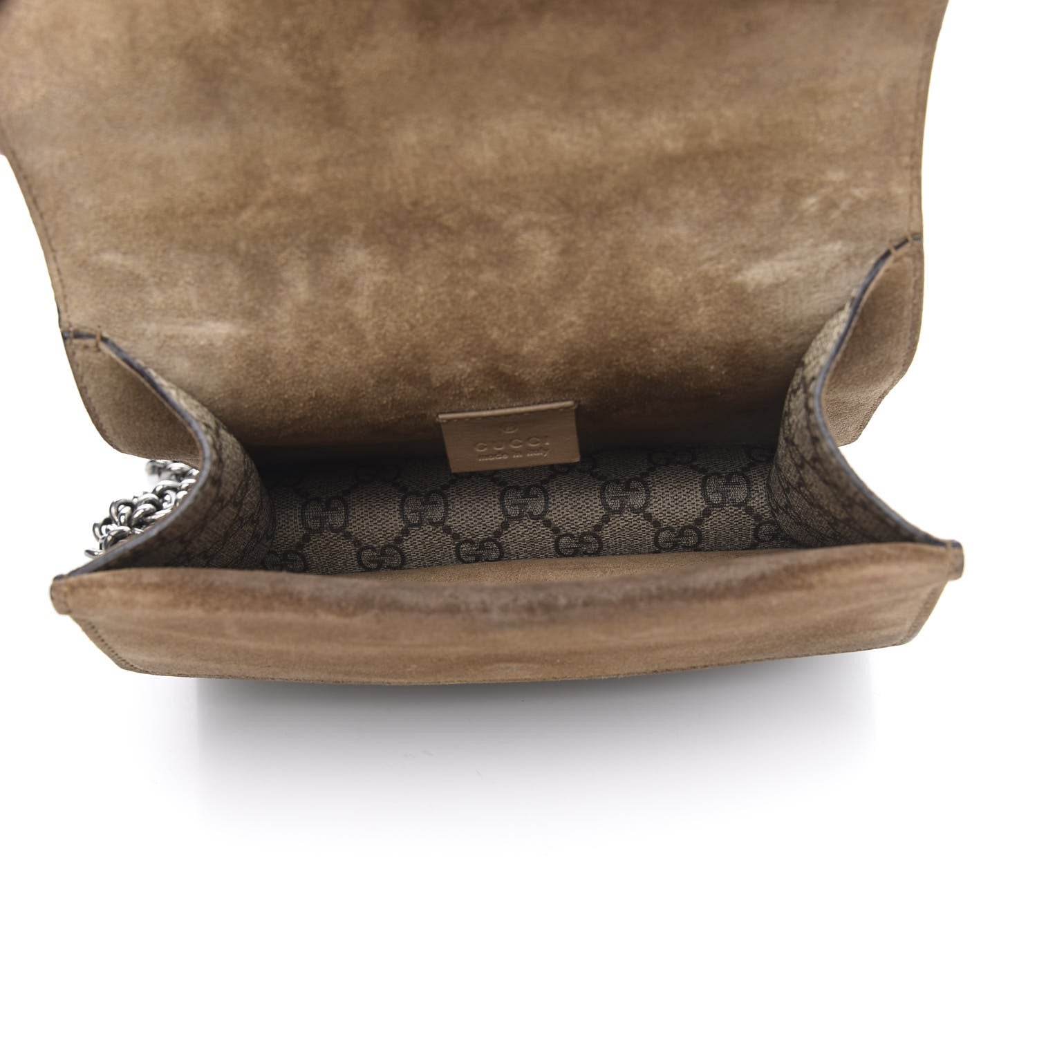 Gucci GG Supreme Monogram Mini Dionysus Shoulder Bag Taupe 5 of 13