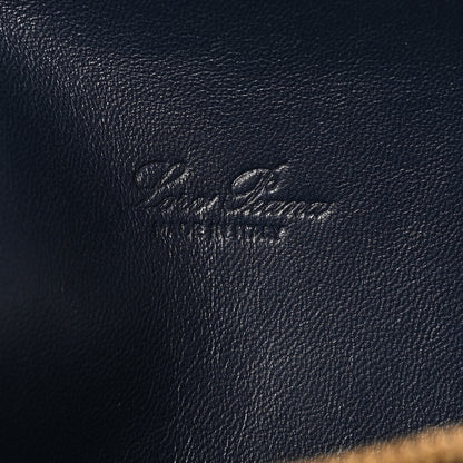 Loro Piana Grained Calfskin L19 Extra Pocket Pouch Navy Blue 6 of 9