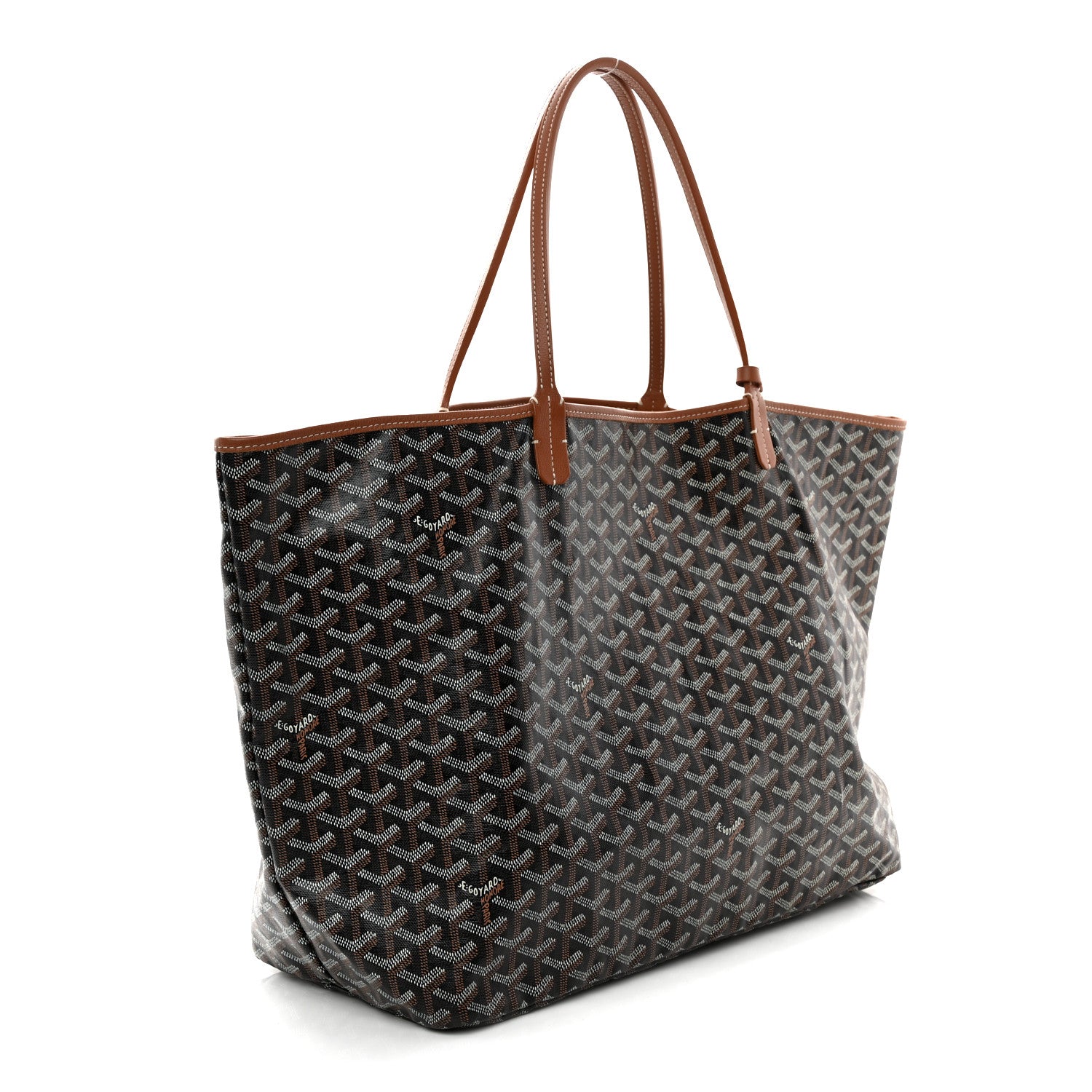 Goyard Goyardine Saint Louis GM Black Gold 4 of 12