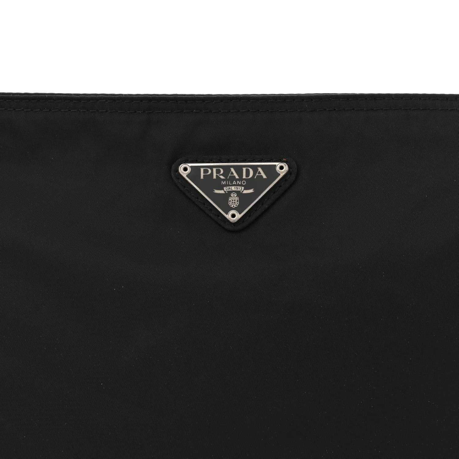 Prada Nylon Vela Flat Messenger Bag Black 7 of 9