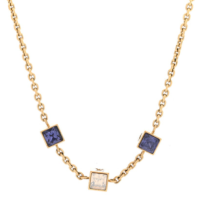 Louis Vuitton Swarovski Gamble Short Necklace Azur 1 of 4