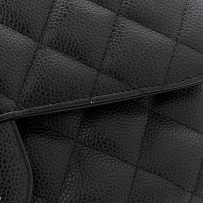 Chanel Caviar Quilted Jumbo Double Flap Black 11 of 11