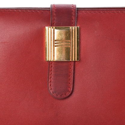 Hermes Box Cadena Wallet Rouge Vif 20 of 29
