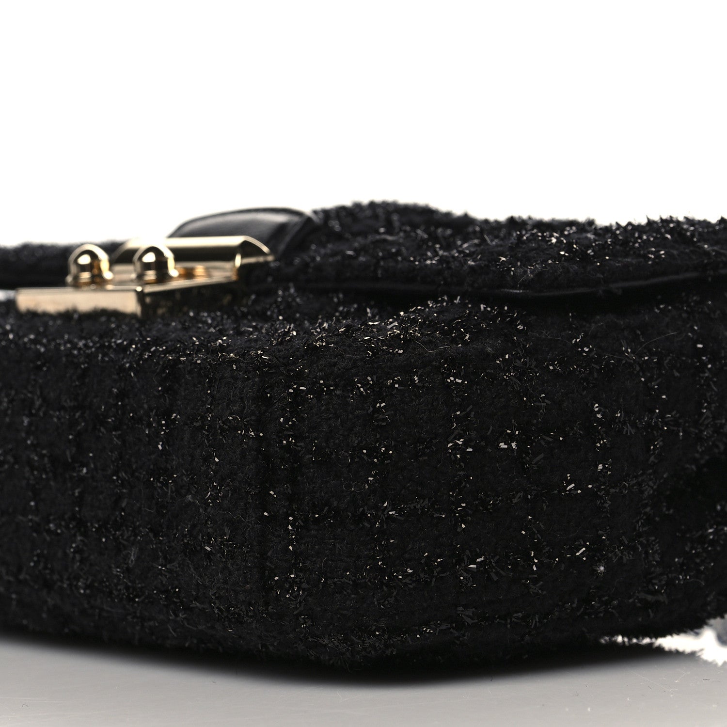 Christian Dior Tweed Miss Dior Pouch Black 9 of 9