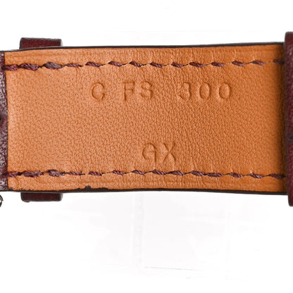Hermes Swift 40mm Apple Watch Double Tour Band Bordeaux Rose Extreme Rose Azalee 4 of 7