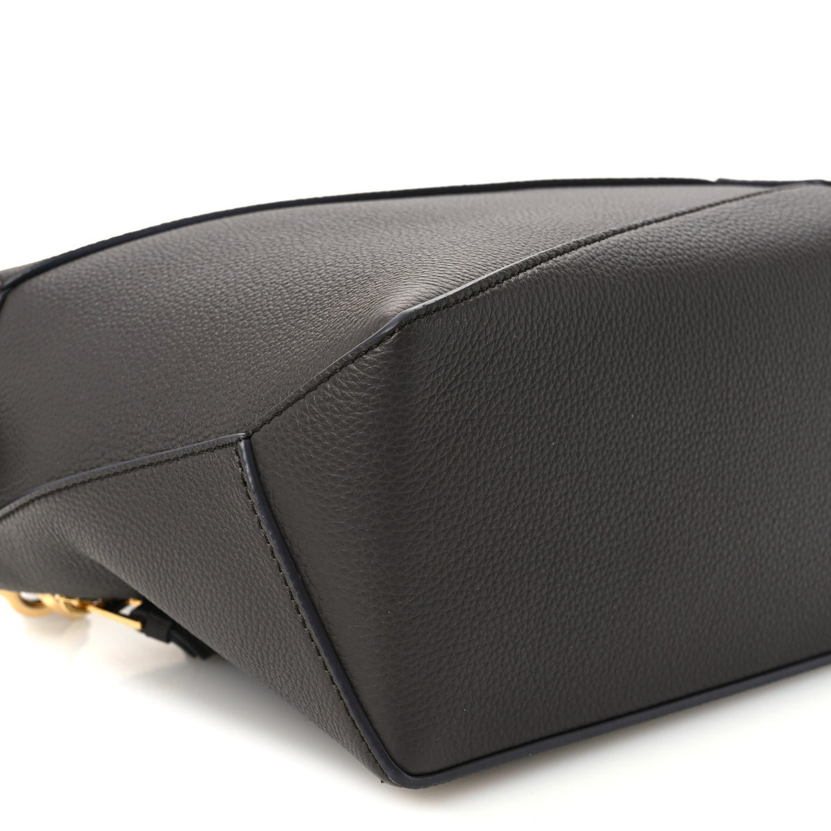 Loewe Grained Calfskin Small Puzzle Edge Bag Dark Grey 10 of 11