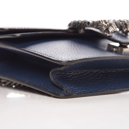 Gucci Dollar Calfskin Crystal Mini Dionysus Shoulder Bag Blue Agata Montana Sapphire 11 of 13