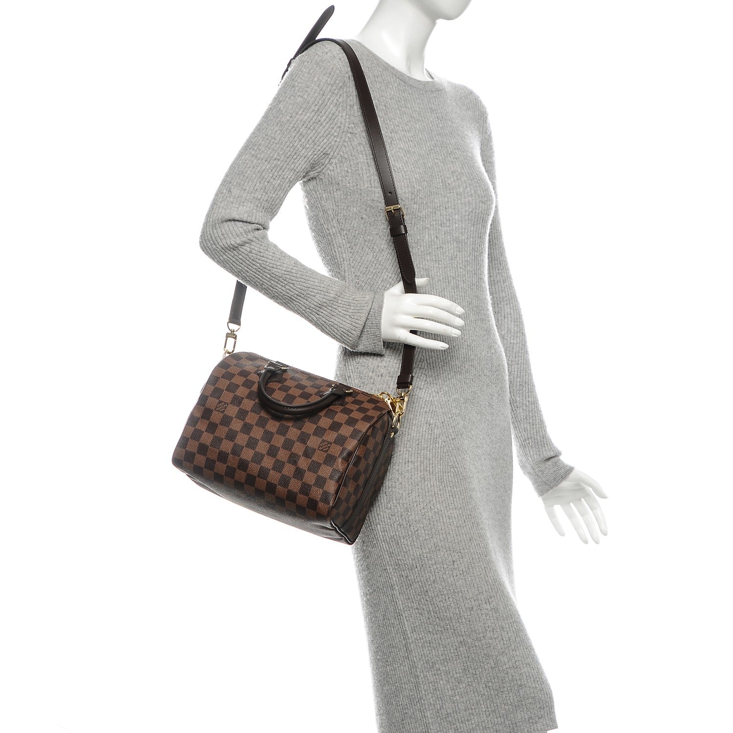 Louis Vuitton Damier Ebene Speedy Bandouliere 25 2 of 8