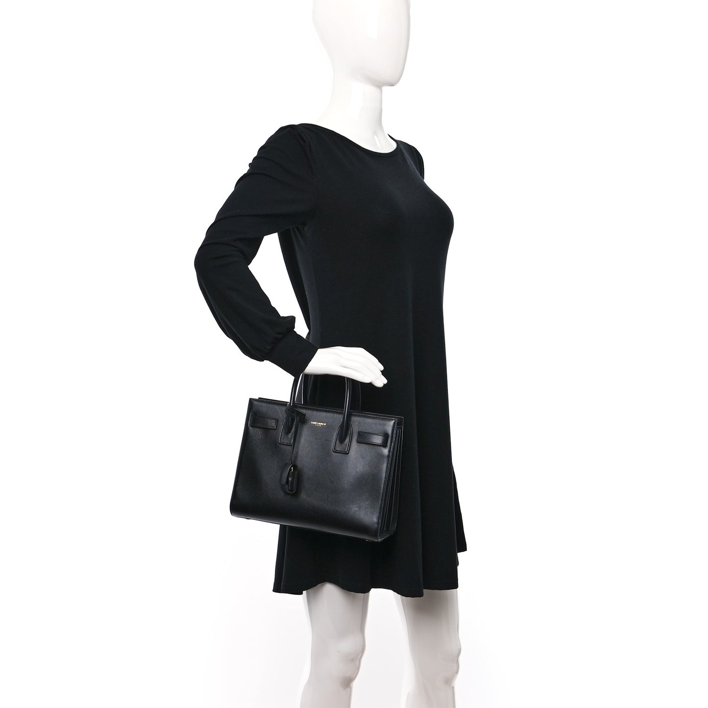 Calfskin Baby Sac De Jour Black