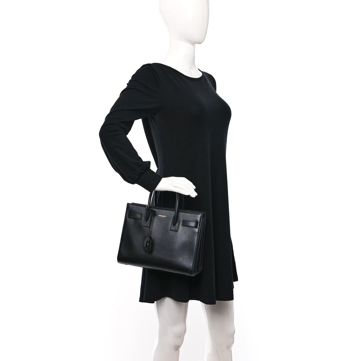 Saint Laurent Calfskin Baby Sac De Jour Black 2 of 14