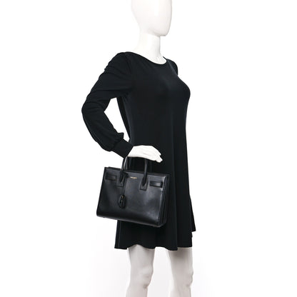 Saint Laurent Calfskin Baby Sac De Jour Black 2 of 14